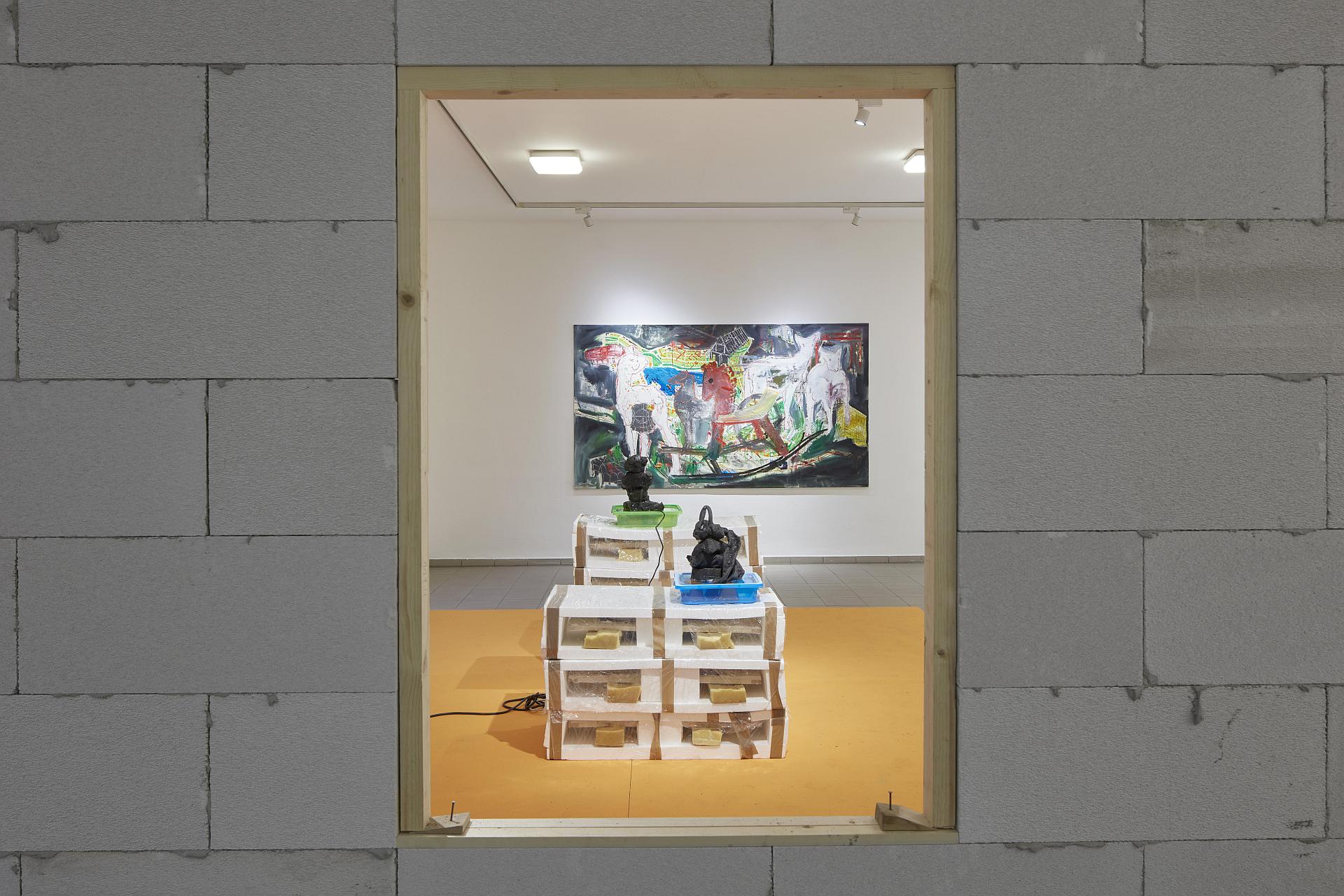 Martin Schepers - Installationsansicht Geister einer Landschaft Kunstverein Recklinghausen, 2020 (large)