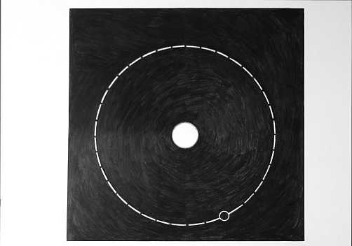 Martin Schepers - Kraftwerk des eigenen Kerns - Aus der neunteiligen Serie Kraftwerk des eigenen Kern, III, Graphit auf Papier, 50 x 65 cm, 2012. 