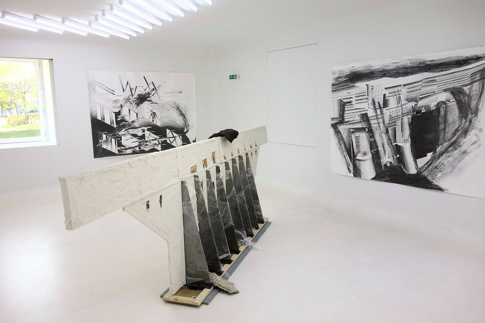 Martin Schepers - Installationsansicht La Fuite International Center of Art Vassiviere, 2016 (large)