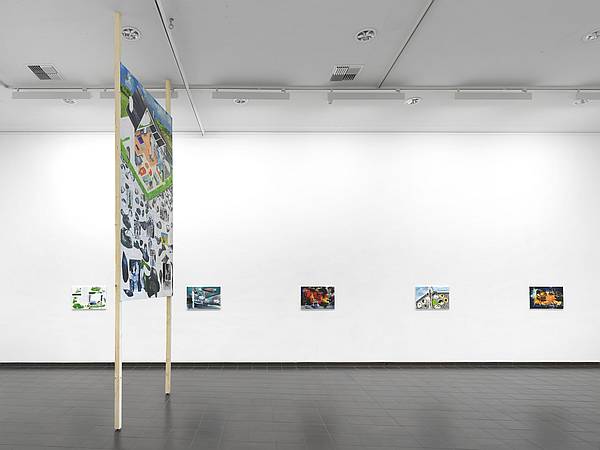 Martin Schepers - Unter Grund - 3 Martin Schepers Unter Grund Installationsansicht Marburger Kunstverein Bohrinsel