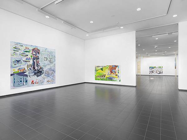 Martin Schepers - Unter Grund - 5 Martin Schepers Unter Grund Installationsansicht Marburger Kunstverein Bohrinsel